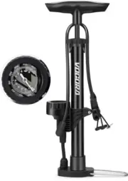 Cycle / Bike Pump 65B; Pressure Gauge, & Presta/ Schrader Valves, 160psi