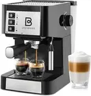 Casabrews Espresso Coffee Machine with Milk Frother Wand & Detachable Water Tank