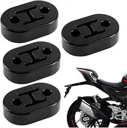 Exhaust Pipe Hangers - Noise-Reducing Rubber Exhaust Mount Set of 4 | Replacement Part for Sedan Vehicles Mpv Pickup Truck