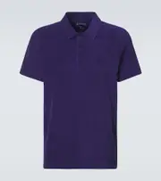 [Vilebrequin] Vilebrequin Phoenix cotton-blend terry polo shirt AU 96 blue