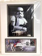 2007 Star Wars Storm Trooper Celebration IV Art Print 1 Day Issue Stamp Matted