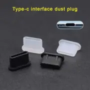 3pcs Type-C Dust Plug Phone USB Charging Port Protector Cover Anti-dust Cap WW
