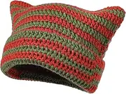 [DANMY] Women Beanie Warm Winter Hats, Soft Knit Lazy Beanie for Women, Women Cat Beanie，Women Fox hat, Slouchy Beanies for Women