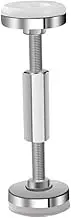 2pcs Anti-Collision Stabilizer Bedside Fixer Double Headboard Appliance Sliders Bed Lifts Protector Stoppers Supports Door Stopper Bed Frame Anti Shake Bed Riser Security Silver