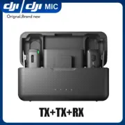 DJI Mic Wireless Lavalier Microphone Video Recording TX+TX+RX with Charging Case