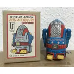 日本製  復刻鐵皮玩具  WIND-UP ACTION MR.ATOMIC TINTOY ROBOT 發條式可動機器人