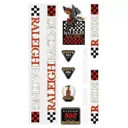 Raleigh - R5000 bmx RED on Clear decal set - Old school bmx