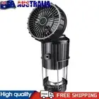 Solar Camping Lantern with Fan Solar Powered for Tents Power Outage Hurricane #A