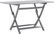 Garden Table Folding Garden Table 120x70x75 cm Solid Acacia Wood