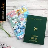 在飛比找遠傳friDay購物優惠-珠友 SC-12203 台灣花布護照套/護照包/護照夾-漫遊