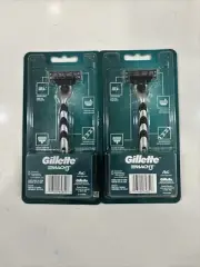 Gillette Mach 3 Razor Blade Shaver 1 Cartridge Metal Handle Fits Turbo M3 Power