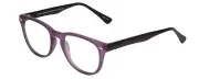 Calabria Gotham City 252 Round Reading Glasses +7.00 Matte Purple Men Women