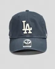[Forty Seven] Forty Seven Men's Los Angeles Dodgers '47 Clean Up Cap in Vintage Navy One Size Vintage Navy