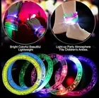 18 Pcs LED Bracelets, Light Up Glow in Dark Halloween Party Supplies