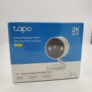 TP-Link Tapo 2K QHD Security Camera, Indoor/Outdoor, Model C120 ~ NEW SEALED