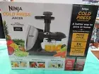 Ninja JC100 Cold Press Juicer Pro Powerful Slow Juicer Total Pulp Control Silver