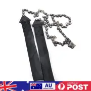 24 Inch Logging Saws Folding Manual Steel Rope Chain Saw Sharp Wood Cutting Use