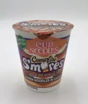 CAMPFIRE S'MORES Flavor Nissin Ramen Cup Noodles 3.07 oz Limited Edition RARE