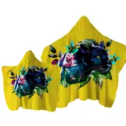 Tropical Vibes Panther Towel with Hood