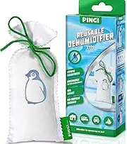 PINGI Microwavable Moisture Absorber Bag 150g | Absorbs Moisture, Damp, & Condensation on Windscreens & Damp Spaces | 100% Leakproof | Reusable Dehumidifier | Condensation Remover
