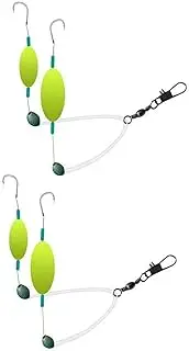 Garende 2X Pompano Rigs for Surf Fishing Premium Sturdy Double Circle Hook