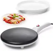 Moss & Stone Electric Crepe Maker 8 Inch, Pan Apo Portable Crepe Maker & Hot Pla