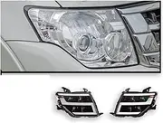 Car Headlight Compatible For Pajero V93 V97 Headlight 2005-2021 Upgrade Modified LED Lamp Dynamic Turn Signal Lamp DRL Car Accessories