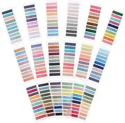 DOITOOL 3600PCS Sticky Tabs for Categorization Repositionable Book Flags for Easy Annotation Writable Page Markers Diverse Colors for Students and Professionals Organize Notebooks and
