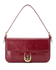 Staud Harlow Leather Shoulder Bag