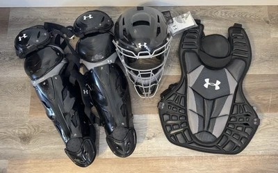 Under Armour UA Converge Pro Intermediate Baseball Catcher's Package NEW W/Tags