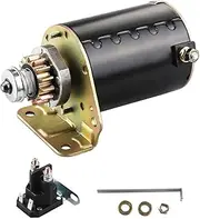 12V 14 Tooth Starter Motor,Compatible With 1600 1170 S1742 SCOTTS Brigges & Stratton 16.5HP 17HP 17.5HP 18HP Gas OEM 693551 593934 LG693551