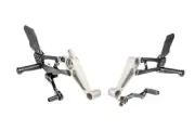 Gilles Aprilia RS660 2020-2023 FXR Black Rearsets Footrests Adjustable Race