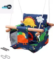 Baby Swing Seat, Yuchen Baby Canvas Hanging Swing Seat, Toddler Swing Indoor & O