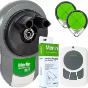 Garage Roller Door Opener Merlin MR850EVO Motor With Wireless Keypad E840 Remote