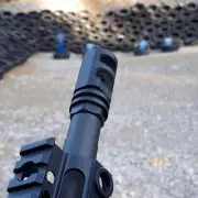 Titanium Muzzle Brake 1/2 -28 5.56 NATO/223 Rem.