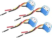 DC 12V H4 Car Light Socket Bulb Wire Harness Ceramic Adapter 4pcs Stylish Design