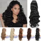 200G Curly Drawstring Ponytail Clip in Hair Extensions Real Thick As Human Tail