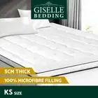 Giselle Bedding Mattress Topper Pillowtop - King Single New