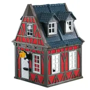 Playmobil Red Timber Medieval Shop House 7785 Castle Building Inn Add-On NEW
