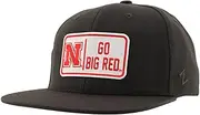 Zephyr ZHATS Standard NCAA Officially Licensed Hat Flat Snapback Z11 Defer Charcoal