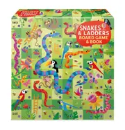 Snakes and Ladders Board Game & Book