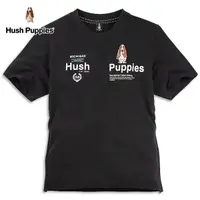 在飛比找Yahoo奇摩購物中心優惠-Hush Puppies 上衣 男裝簡約品牌印花刺繡狗寬鬆短