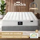 Bedra Mattress Double Bed Luxury Tight Top Pocket Spring Foam Medium Firm 27cm