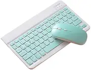 TooToo Wireless Bluetooth Keyboard Mouse Combo for iPad Tablet Laptop PC Smart Phone (Green)