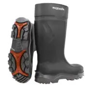 MAXISAFE XtremeGrip Black Polyurethane Safety Gumboots
