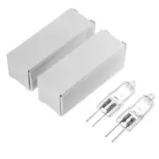 2pcs 10W G4 6V Clear Halogen Bi-Pin Downlight Dimmable Light Globe Lamp Pins