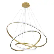 Eli & Co. Lighting Emma 3-Ring LED Pendant Light – Gold