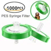 1000x HPLC Syringe Filter PES Membrane 13mm 0.22um Non-sterile Food Analysis Lab