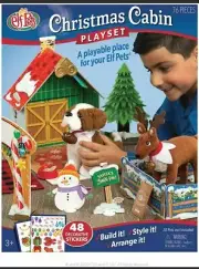 The Elf on the Shelf - 76 pc Elf Pets Christmas Cabin Playset NEW