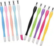 IWOWHERO Nail Care Tools Set Cuticle Remover Toe Nail Clippers Manicure Set Professional Portable Cuticle Remover Random Color